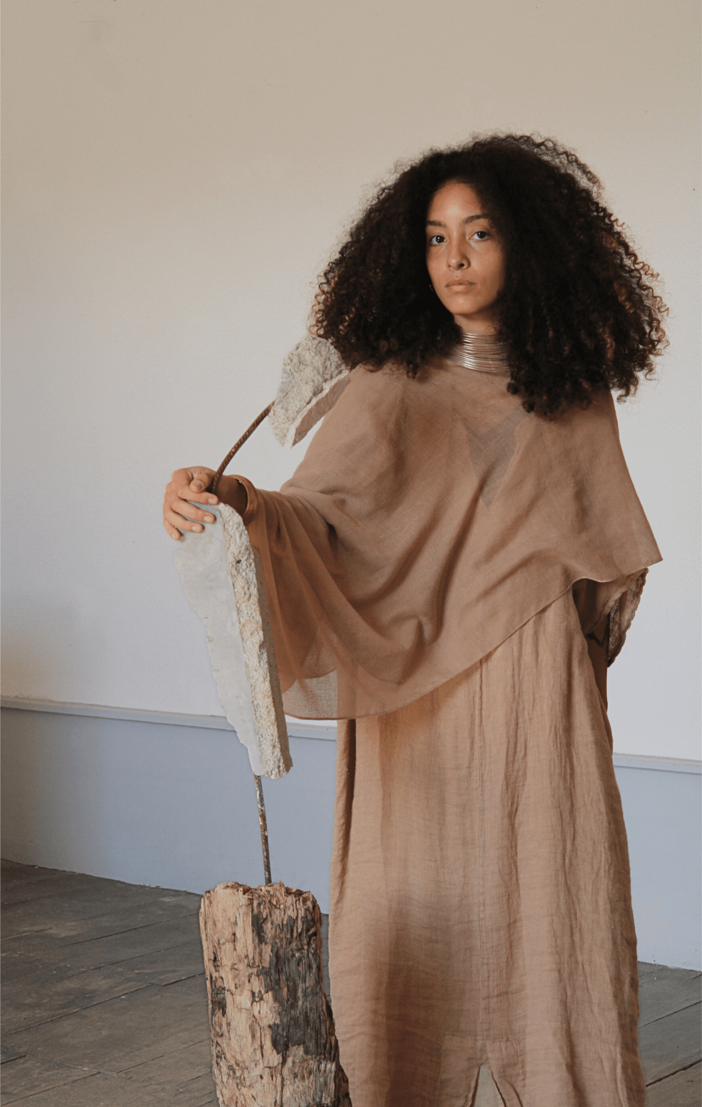 Kayla Ether in her studio